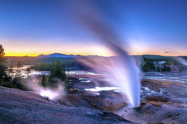Peu de geysers sont permanents de sorte que chaque vue est un petit miracle.