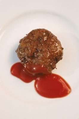 Curseurs Meatball offrent la même sensation comme un hamburger, mais avec une rotation italienne.