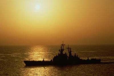Silhouette de l'USS Mississippi