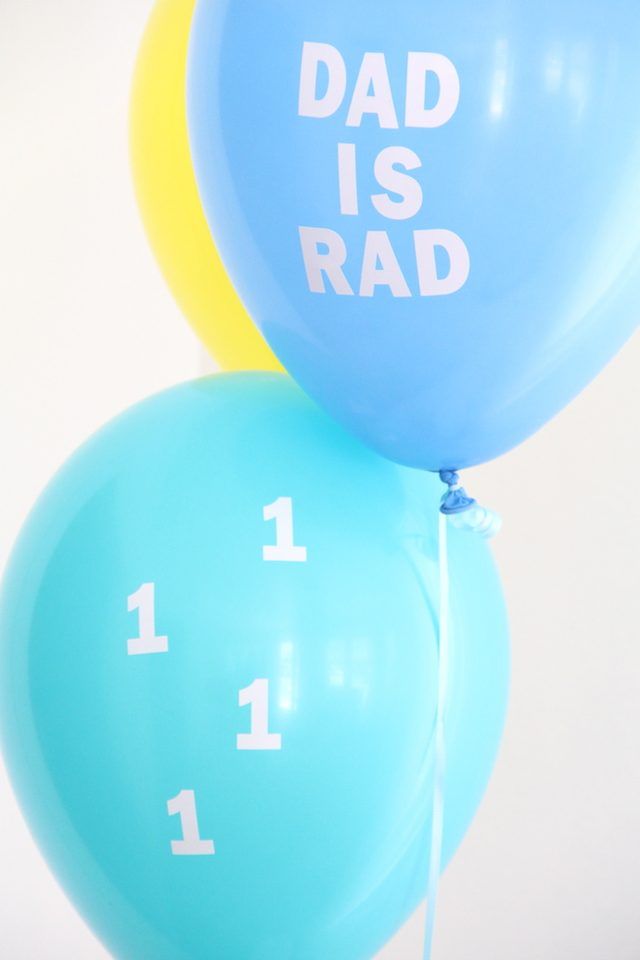 Ces ballons seront ajouter un élément très spécial pour papa's day.