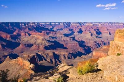 Le Grand Canyon formé par l'érosion au cours de millions d'années.
