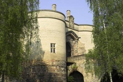 Château de Nottingham en Angleterre.