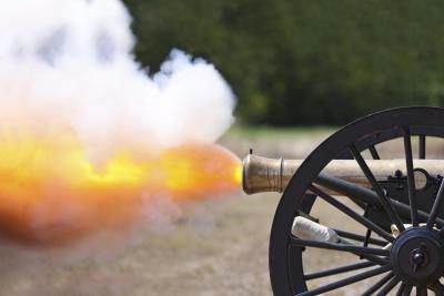 La guerre civile canon tir