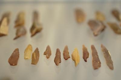 Flint pierres créées par les hommes préhistoriques