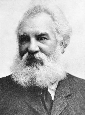 Alexander Graham Bell deviendrait riche de son 1,876 invention du téléphone.