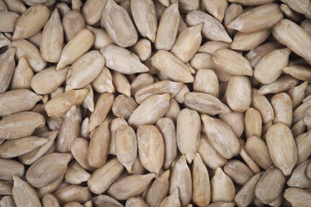 Close-up de graines de tournesol.