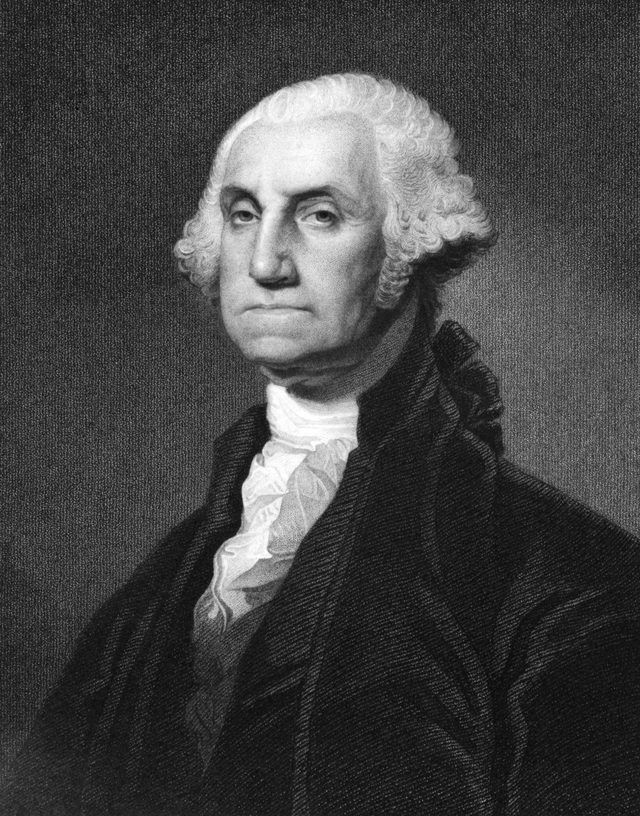 Portrait de George Washington.