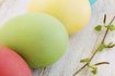 Les couleurs pastel sont couramment associés à printemps et de Pâques.