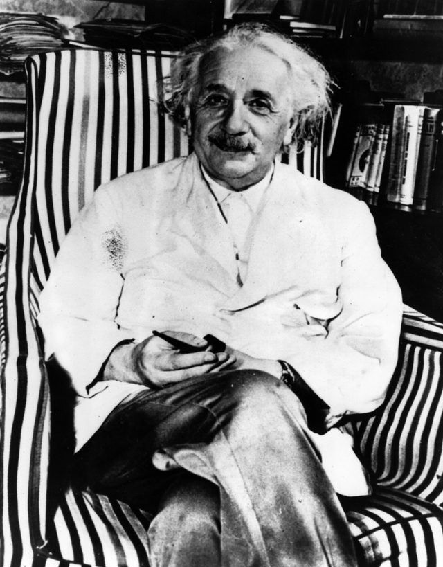 Une vieille photo de Dr Albert Einstein