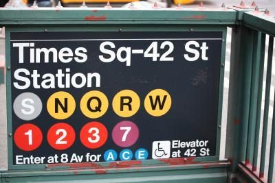 New York's Time Square Subway station