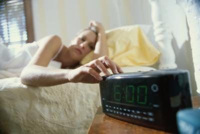 Cacher quelqu'un's alarm clock and set it to go off frequently.