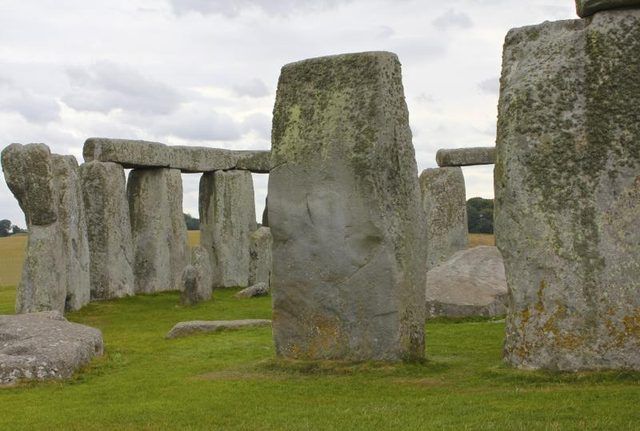 Close-up de Stonehenge