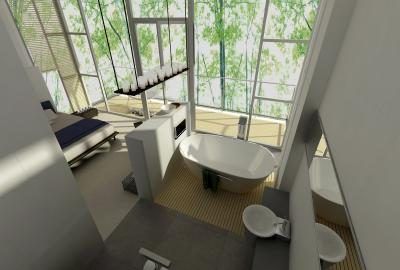 Carreaux de salle de bains en céramique émaillée de créer un environnement inhospitalier pour les moisissures et les bactéries.