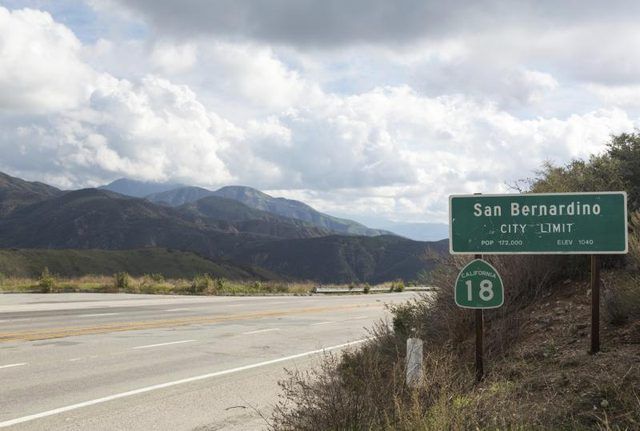 Freeway passant par San Bernardino
