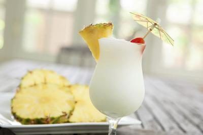 Un pina colada à l'ananas.