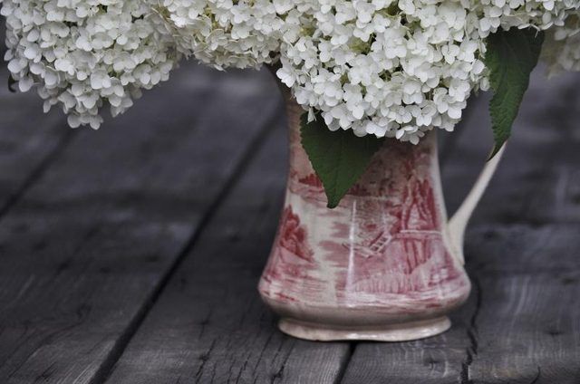 Bouquet dans vase antique