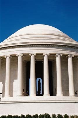 Le Mémorial de Jefferson dispose colonnes ioniques.