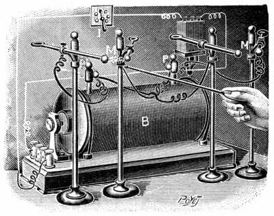 Pierre et Marie Curie conservés cet électro-aimant dans leur laboratoire.