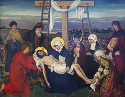 Illustration du Christ's crucifixion and death