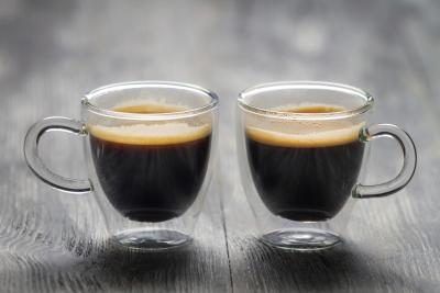 Deux tasses de café espresso